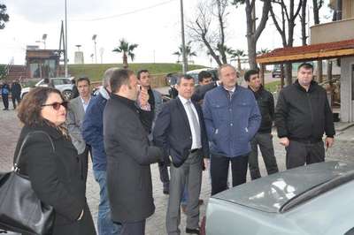 Altınkum'da binalara makyaj