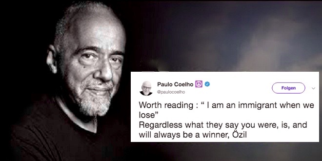 Paulo Coelho'dan Özil'e destek mesajı
