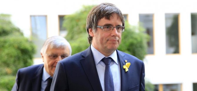 Katalan lider Belçika'ya döndü