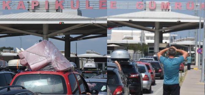 Avrupa'ya çıkışta trafik kilitlendi