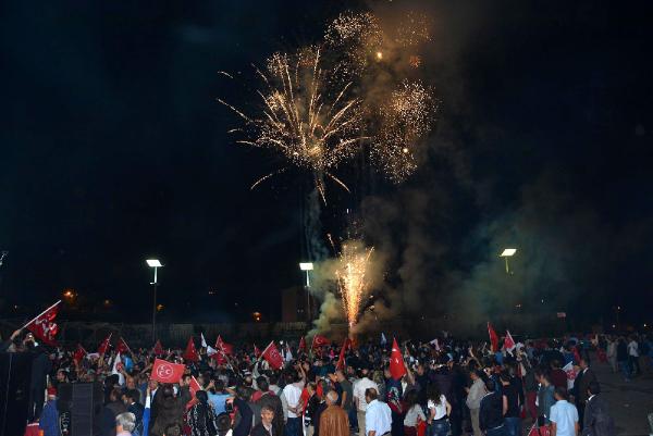 Karabük'te MHP kutlaması