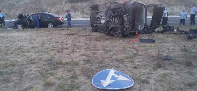 İzin dönüşü kaza: 1 ölü 5 yaralı