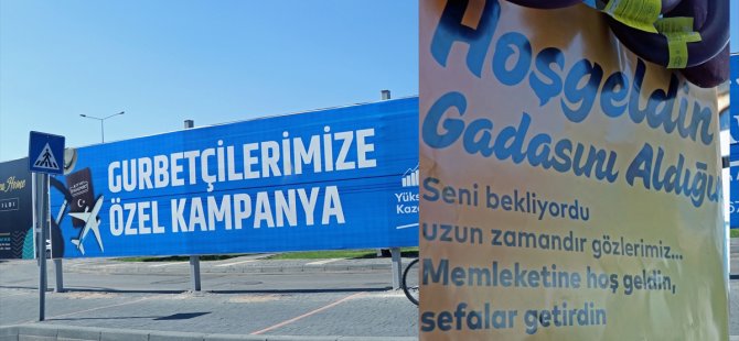 Gurbetçiler esnafa can suyu oldu