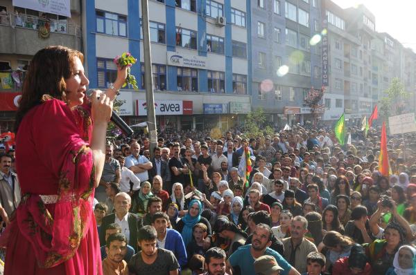 Hakkari'de HDP seçim kutlaması yaptı