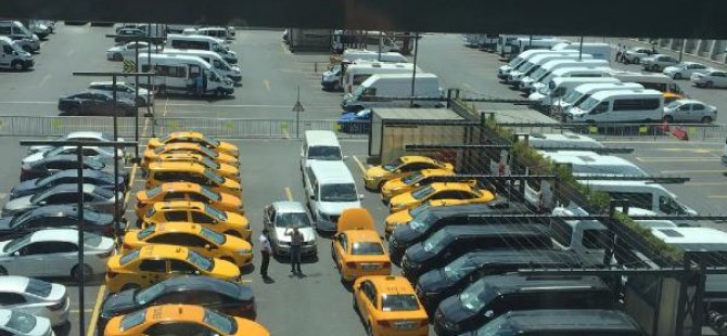 UBER şoförlerinin eyleminde arbede