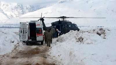 Ovacık'ta kalp krizi geçiren hastaya jandarma helikopteri yetişti