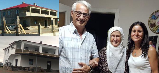 Fransa'dan gelip köy kütüphanesi açtı