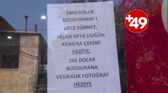 Avro bozduran gurbetçiye fotoğraf hediye