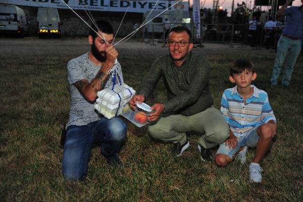 Uzaya şeftali gönderdiler