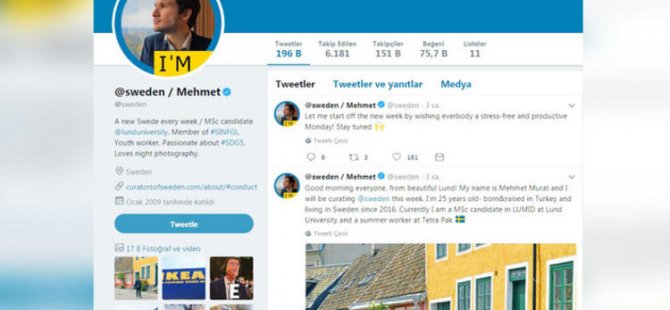 İsveç’in sayfasını Mehmet yönetecek