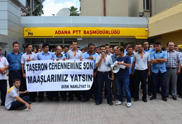 Adana'da taşeron posta dağıtıcılarından mobbing iddiası
