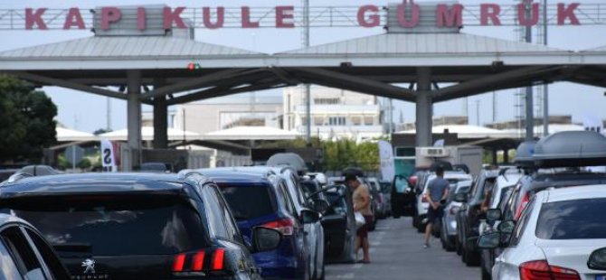Gurbetçiden 1 haftada 1,3 milyon