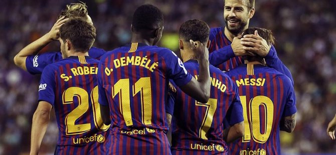 Barcelona tek golle kazandı