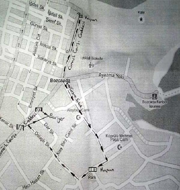 Bozcaada'da devrim gibi trafik kararları