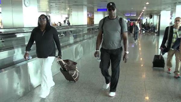 Ünlü aktör Dennis Haysbert Atatürk Havalimanı'nda görüntülendi
