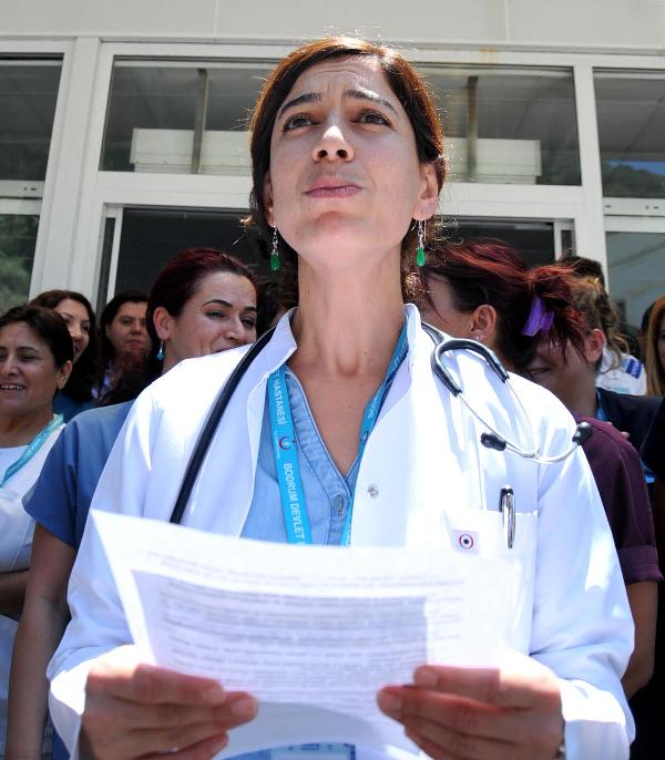 Bodrum'da sağlık çalışanına şiddet tepkisi
