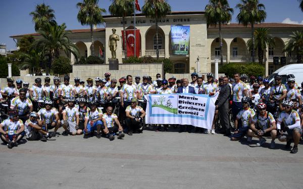 Mersin'de Caretta Bisiklet Festivali başladı