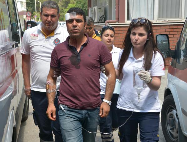 Kırmızı ışıkta silahlı saldırıya uğradı, kaçıp polise sığındı