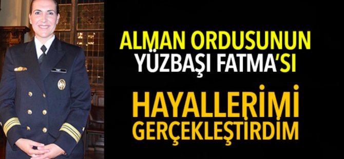 Alman ordusunun Yüzbaşı Fatma'sı