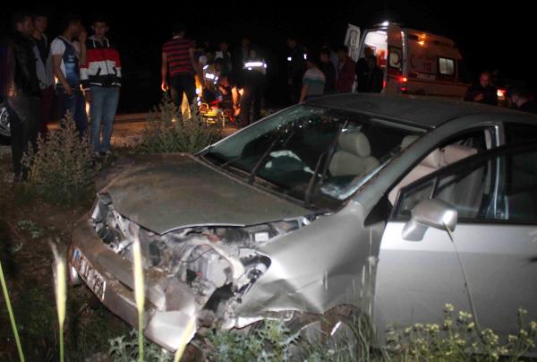 Şarampole uçan otomobilde 1 ölü, 6 yaralı