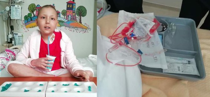 Almanya'dan gelen ilik Zeynep'e nakledildi