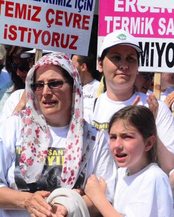 Ergene’de termik santral eylemcisi küçük Melek ağladı
