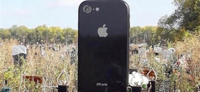 Telefondan mezar taşı yaptırdılar