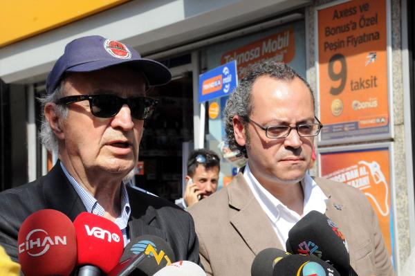 TGC ve TGS'den, DHA muhabiri Altıntaş'a geçmiş olsun ziyareti (2)