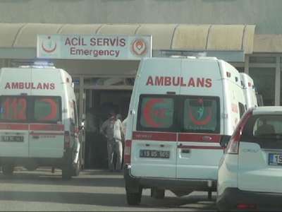 Memurları taşıyan servis minibüsü kaza yaptı:14 yaralı