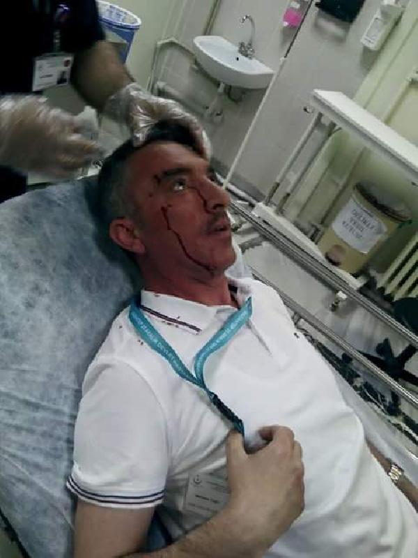 Hastane bilgi işlem çalışanına hasta yakınından dayak