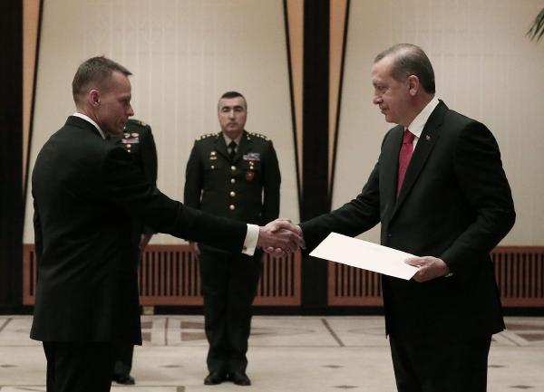Litvanya Büyükelçisi'nden Güven Mektubu