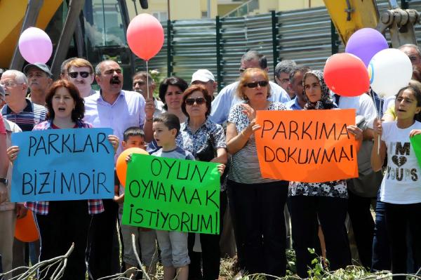 Zile’de parkın imara açılmasına mahalleli tepkisi