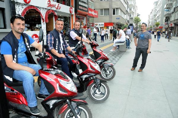 Polis, ginger yerine elektrikli bisiklet kullanmaya başladı