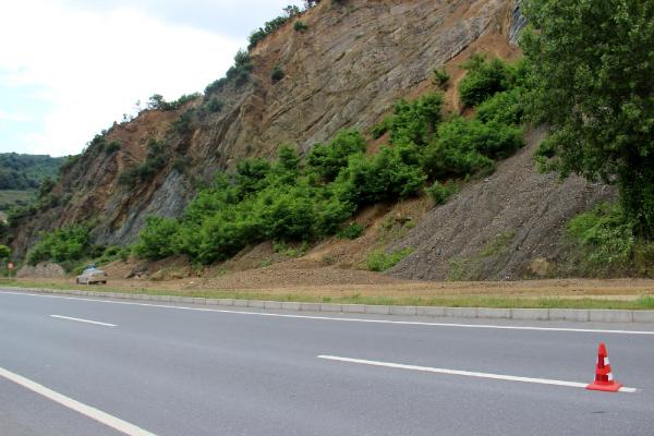 Zonguldak-İstanbul yolunda heyelan (2)
