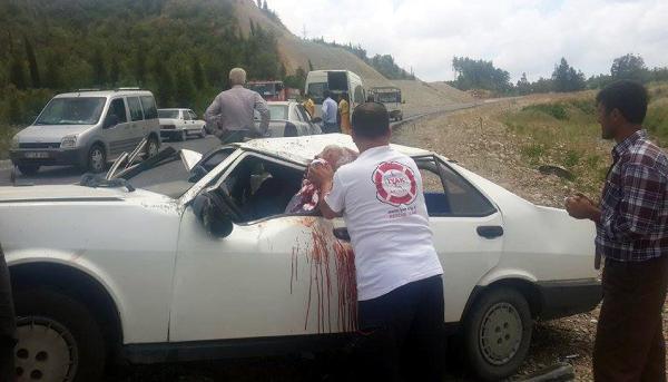 Otomobil şarampole yuvarlandı, sürücü öldü