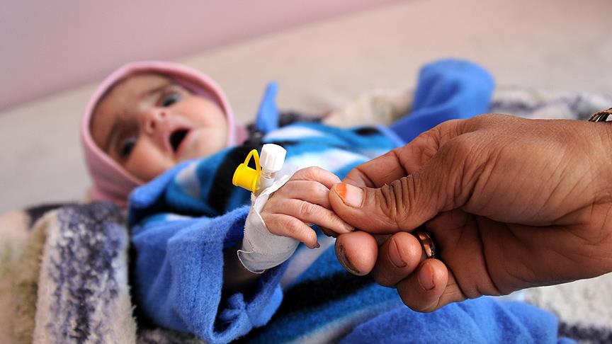 WHO: Yemen'de 7,4 milyon çocuk aç