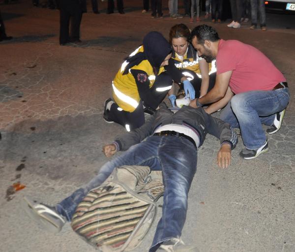 Seydişehir'de 2 kaza: 3 yaralı