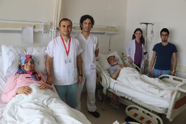 50 yıllık eşine böbreğiyle hayat verdi