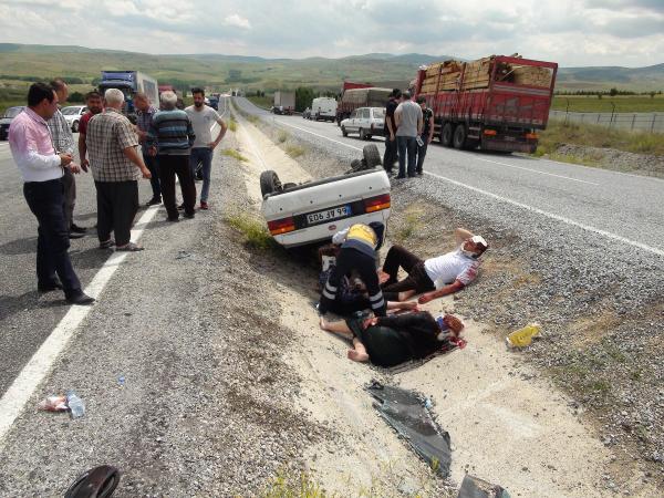 Yozgat'ta 2 kazada 1 ölü, 8 yaralı