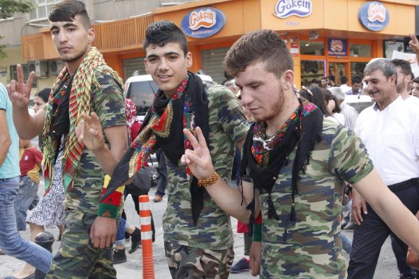 Şanlıurfa'da Öcalan protestosu