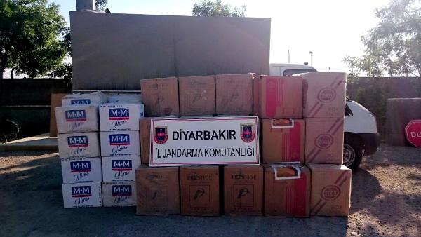 Diyarbakır'da 150 bin liralık kaçak sigara ele geçirildi