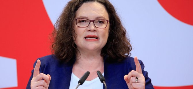SPD'de deprem: Nahles, istifa ediyor