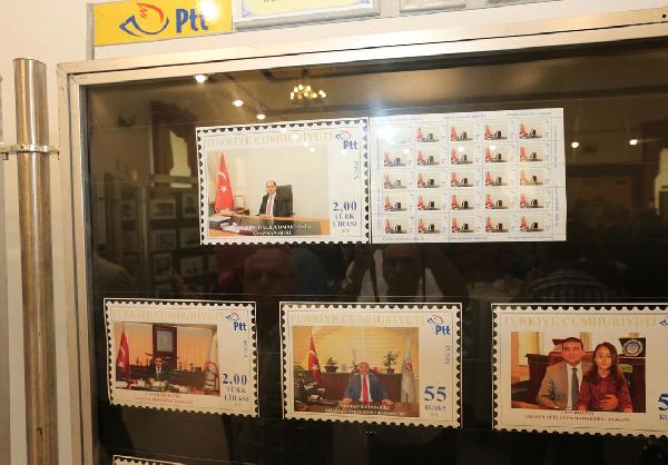 Amasya’daki idareciler için PTT’den hatıra pulu