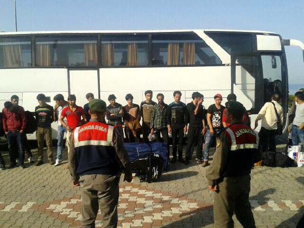 Çanakkale'de 59 kaçak yakalandı
