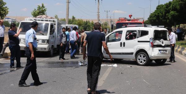 Gaziantep'te zincirleme kaza: 2 yaralı