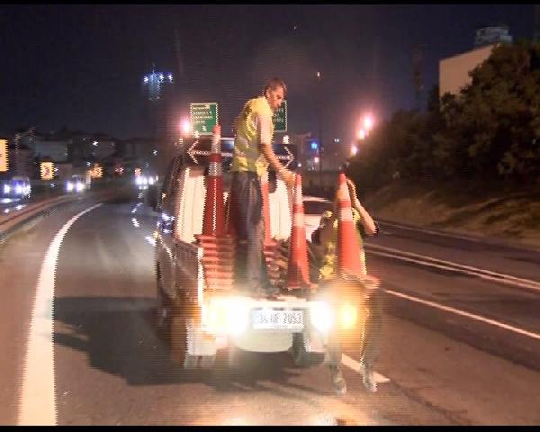 TEM Otoyolu 3 saat sonra trafiğe açıldı