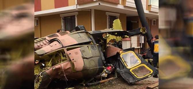 Askeri helikopter düştü: 4 şehit