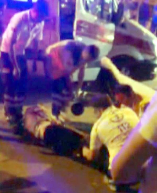 Samsun'da motosiklet kazası :2 yaralı