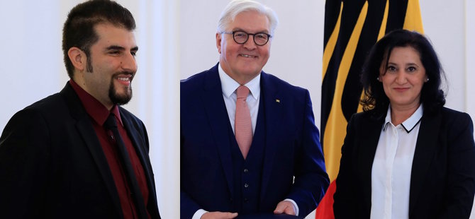 Almanya'dan iki Türk'e liyakat nişanı