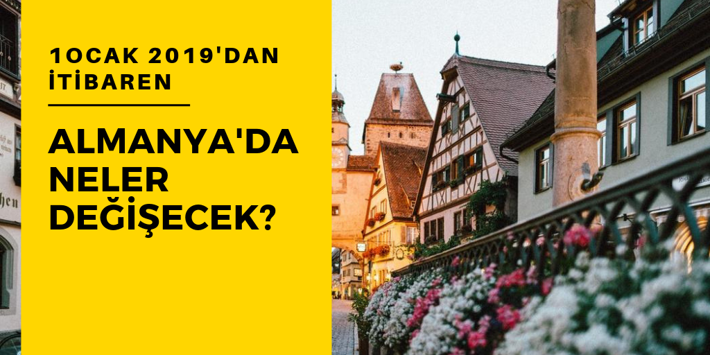 Almanya'da yeni yılda neler değişecek?
